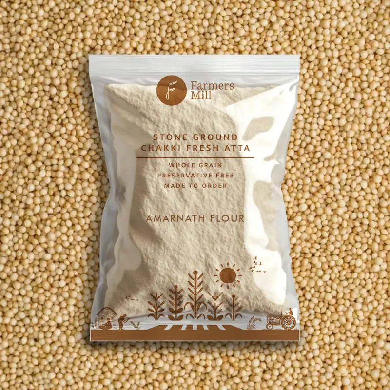 Freshly Milled Amaranth (Rajgira) Atta - Image 2