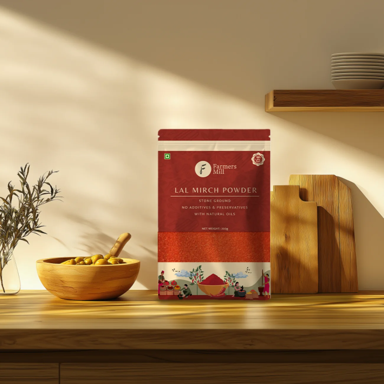 Stone Ground Red Chilli Powder