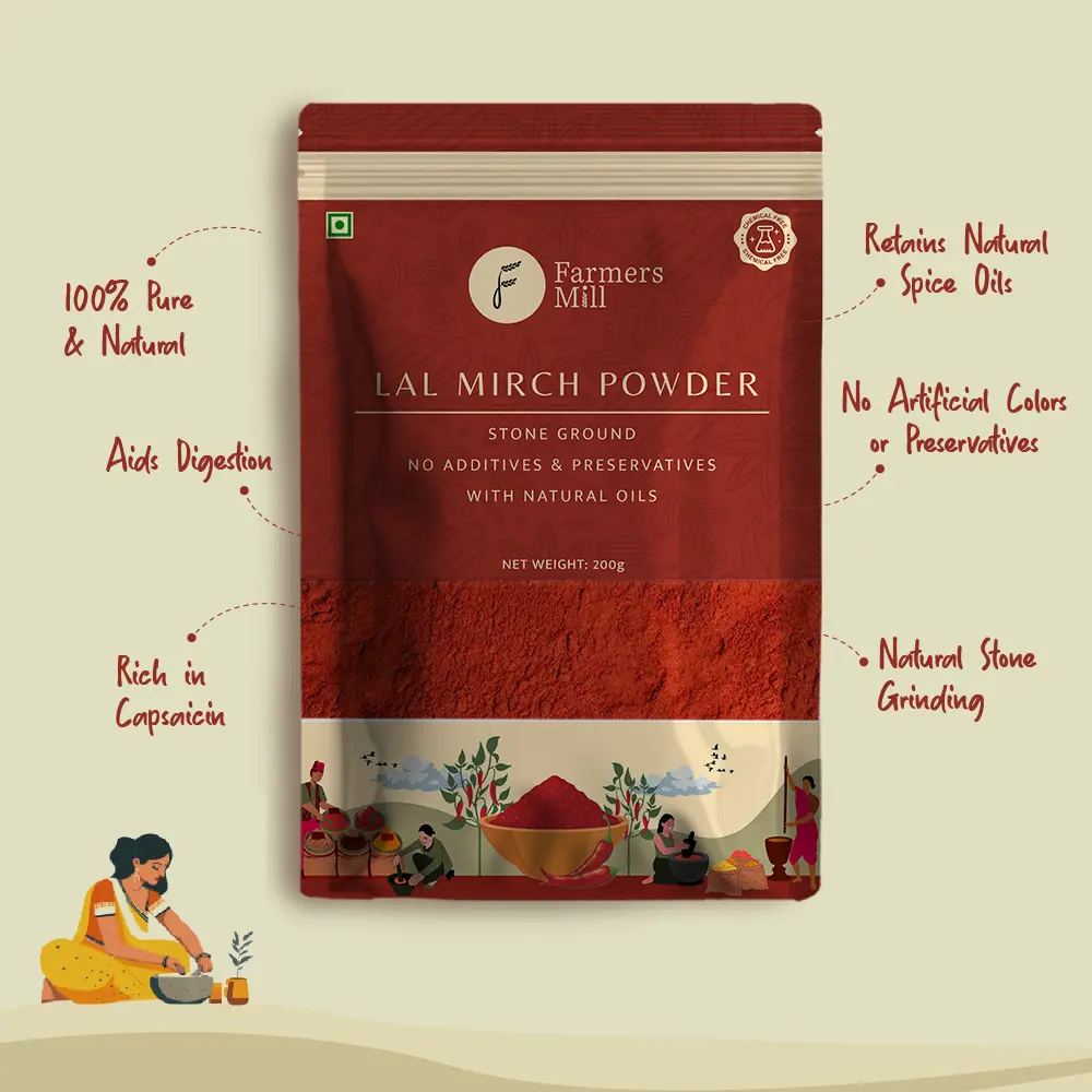 Stone Ground Red Chilli Powder - Image 3