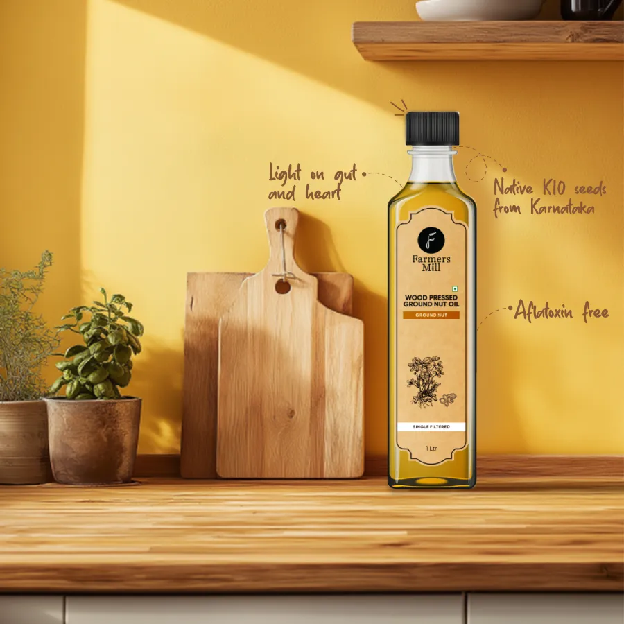 Groundnut Oil, Wood-Pressed, Unrefined - Image 3